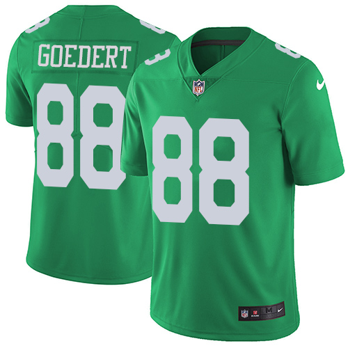 Nike Eagles #88 Dallas Goedert Green Men's Stitched NFL Limited Rush Jersey - Click Image to Close